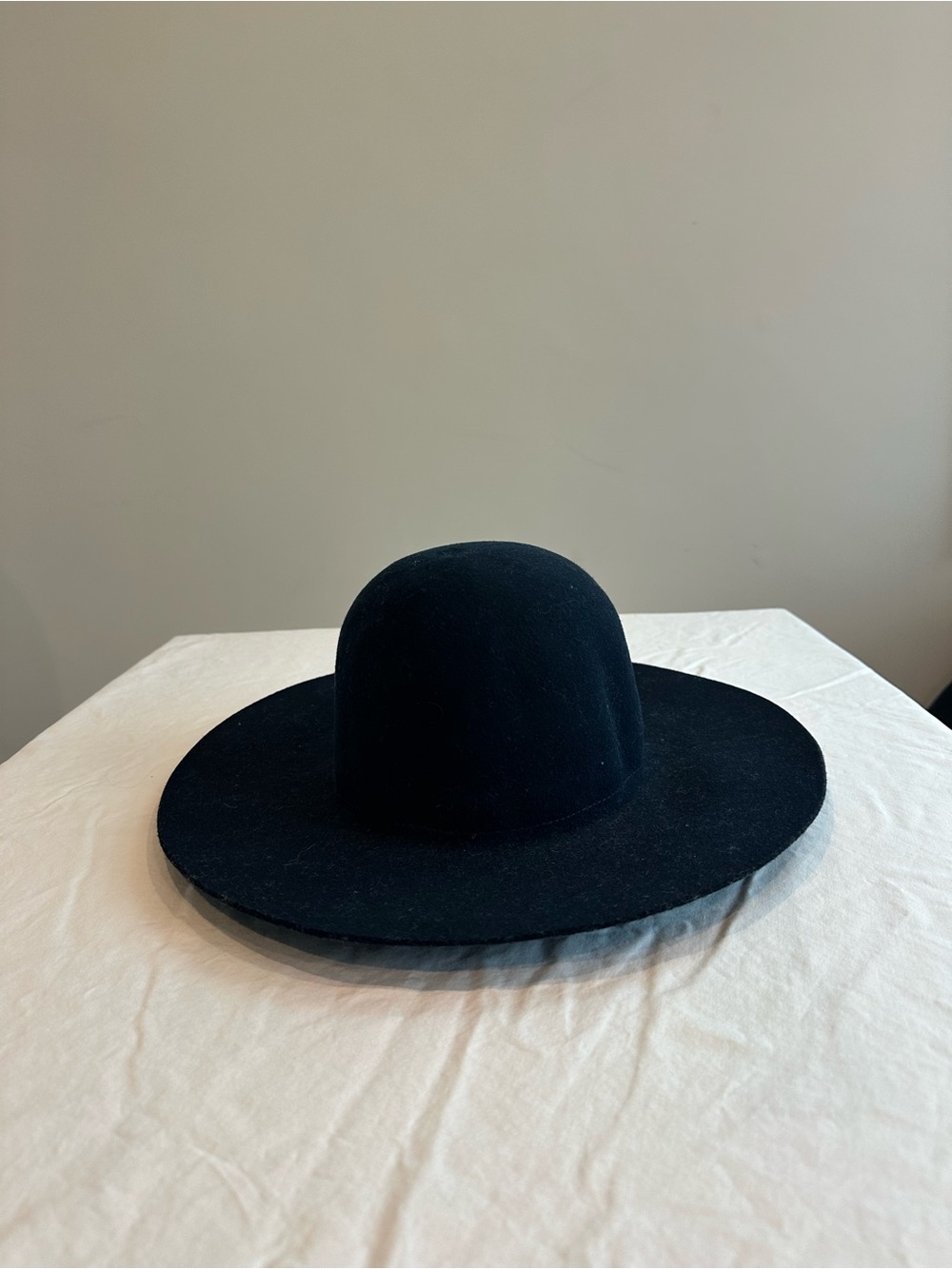 Hat Attack Wide Brim Felt Hat - Navy
